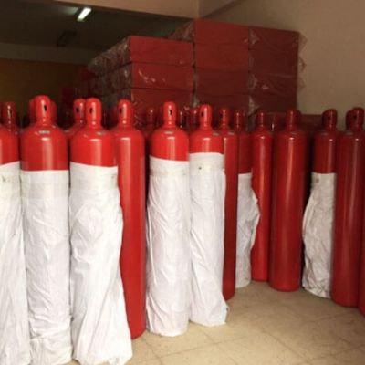 Bình chữa cháy khí CO2 45kg - 86 lít van xả khí tự động